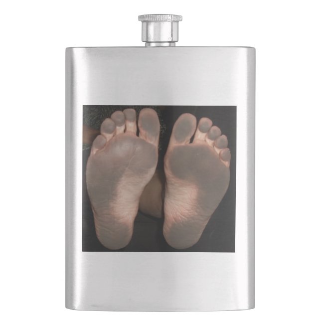 DIRTY FEET HIP FLASK (Front)