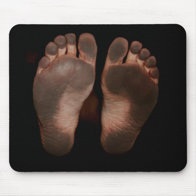 DIRTY FEET MOUSE PAD (Front)
