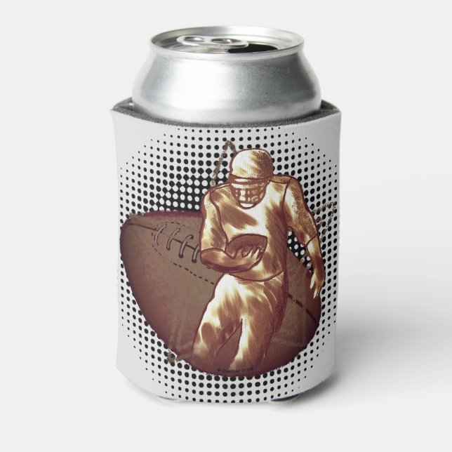 Dirty Football Player can cooler (Can Back)