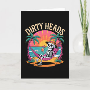Dirty Heads Skeleton Beach Summer Vacation Card