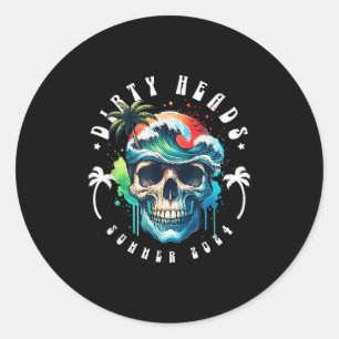 Dirty Heady Summer 2024 Beach  Classic Round Sticker
