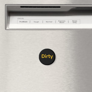 DIRTY Logo Dishwasher Magnet