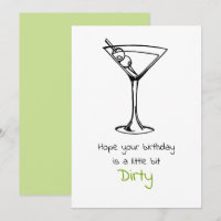 Dirty Martini 30 Birthday