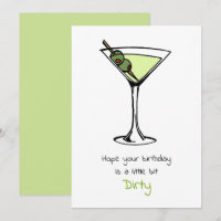 Dirty Martini 30 Birthday 