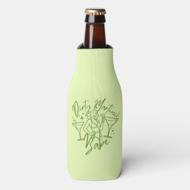 Dirty Martini Babe Bottle Cooler (Bottle Front)