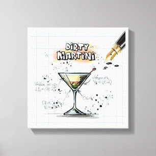 Dirty Martini Canvas Print