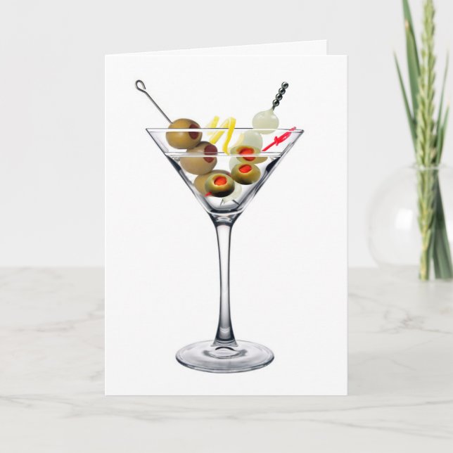 Dirty Martini Card (Front)