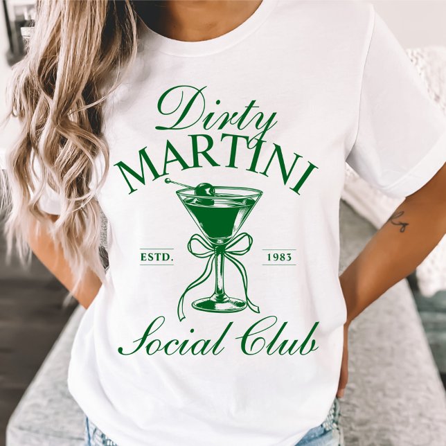 Dirty Martini Cocktail Social Club T-Shirt (Creator Uploaded)