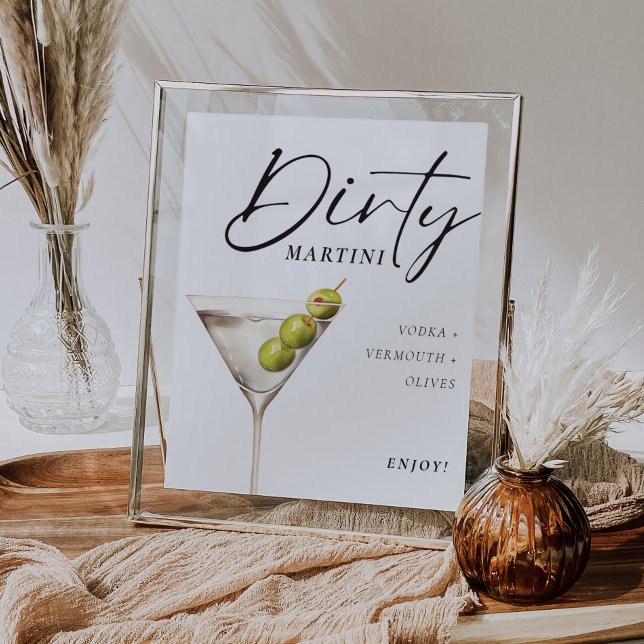 Dirty Martini Sign Signature Drink (Creator Uploaded)