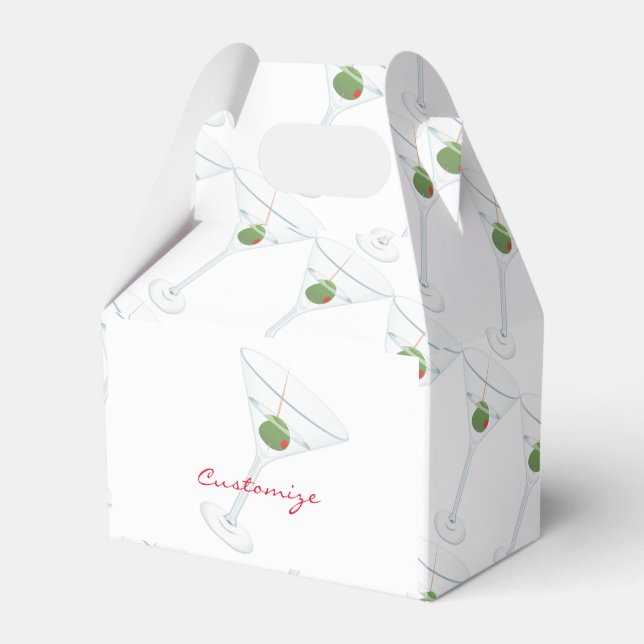 Dirty Olive Martini Thunder_Cove Favour Box (Front Side)