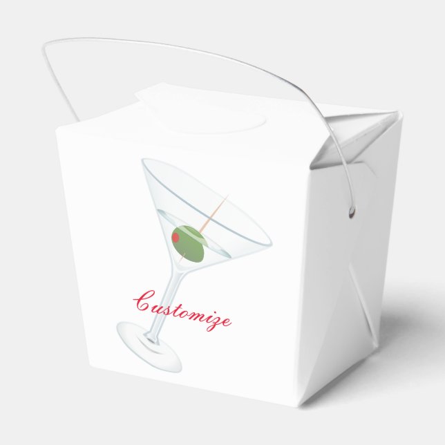 Dirty Olive Martini Thunder_Cove Favour Box (Back Side)
