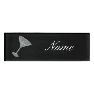Dirty Olive Martini Thunder_Cove Name Tag