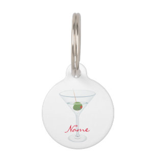 Dirty Olive Martini Thunder_Cove Pet Tag