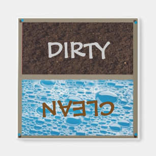 Dirty or Clean Dish Washer Magnet