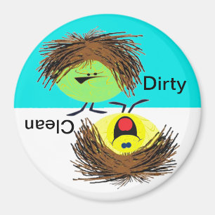 Dirty or clean dishwasher magnet