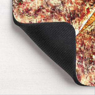 Dirty or rusty disorganized layers on brown marble mouse pad