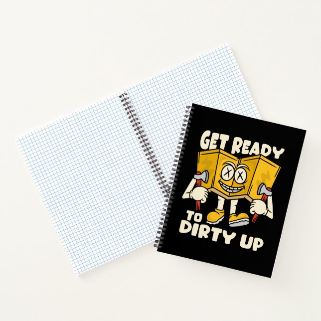 Dirty outdoor - camping funny notebook (Inside)