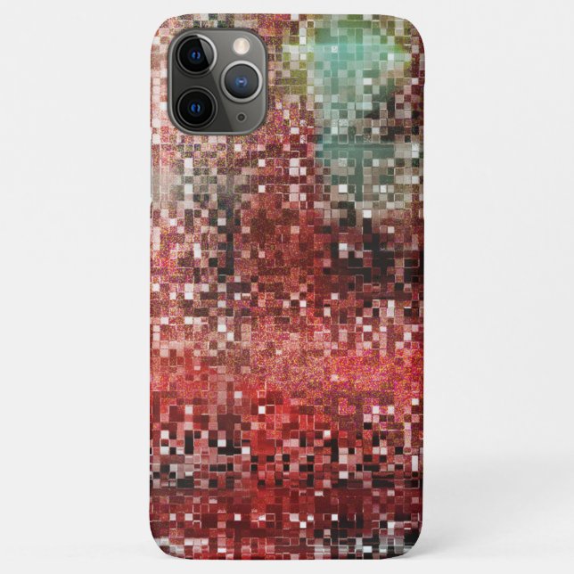 Dirty red small tile, faded and smudged? Case-Mate iPhone case (Back)