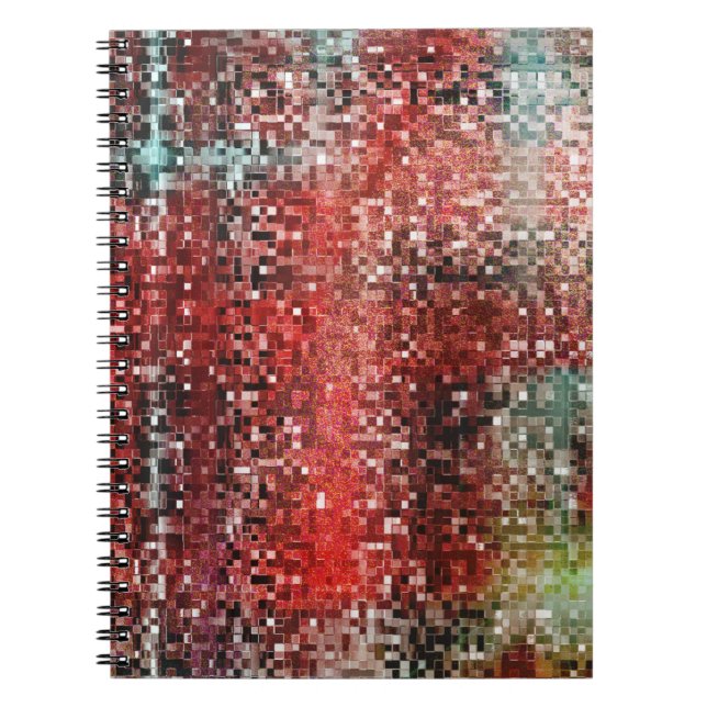 Dirty red tile, faded and smudged? notebook (Front)