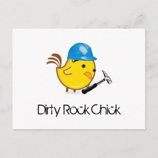 Dirty Rock Chick Postcard