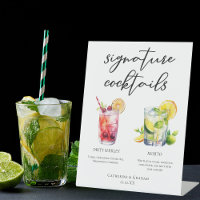 Dirty Shirley Mojito Signature Cocktails Menu