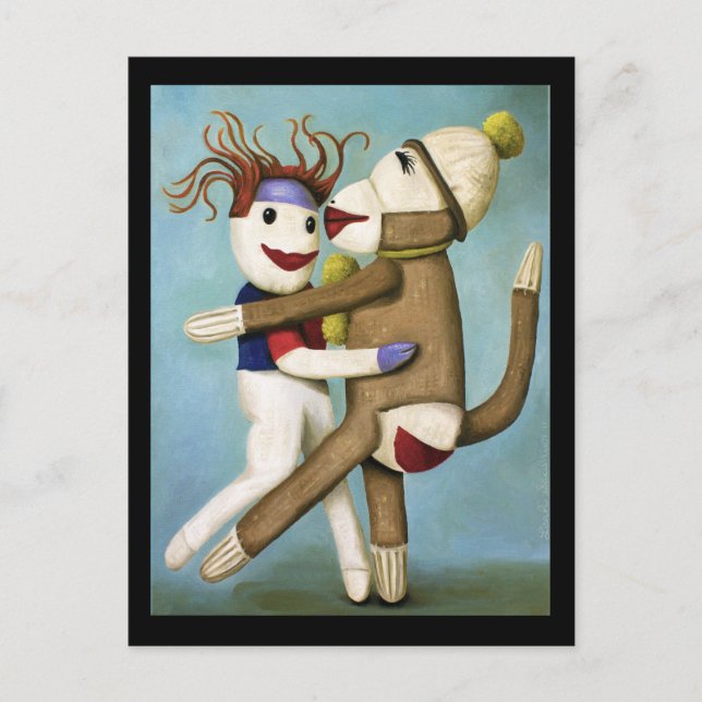 Dirty Socks Dancing The Tango Postcard (Front)