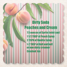 Dirty Soda Peaches Coaster
