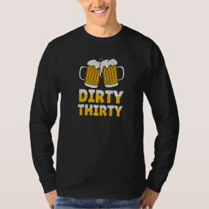 Dirty Thirty 30 Crew 30th Birthday Squad With Bee T-Shirt