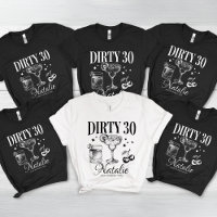 Dirty Thirty 30th Birthday Party Custom Matching
