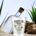 Dirty Thirty 30th Birthday Party Personalised Shot Glass<br><div class="desc">Celebrate the big 3-0 in style with our Dirty Thirty 30th Birthday Party Personalised Shot Glass! Customised just for you, these personalised shot glasses are the perfect addition to any Dirty 30 birthday bash. Whether you're throwing a wild cocktail party or an intimate gathering, these shot glasses add a personalised...</div>