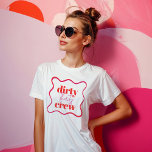 Dirty Thirty Crew T-Shirt for 30th Birthday Party<br><div class="desc">Celebrate the big "dirty thirty" milestone in style with our Dirty Thirty Crew T-Shirt,  perfect for your 30th birthday party crew. This trendy shirt features a fun "Talk Thirty To Me" design and is a great 30th birthday gift idea for anyone entering their thirties.</div>