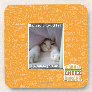 Dis iz as far owt of bed.. coaster