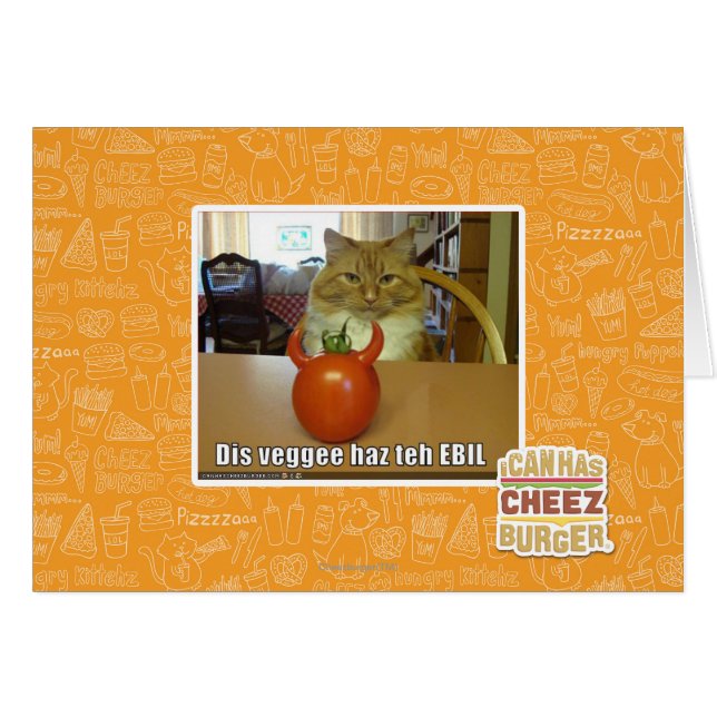 Dis veggee haz the EBIL (Front Horizontal)