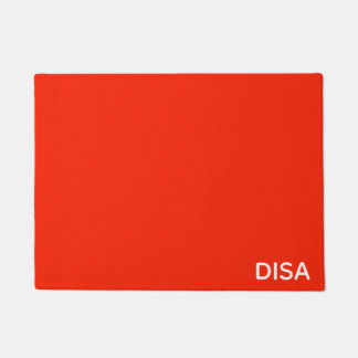 Disa Red colour name Doormat