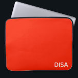 Disa Red colour name Laptop Sleeve<br><div class="desc">Disa Red colour name</div>