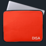 Disa Red colour name Laptop Sleeve<br><div class="desc">Disa Red colour name</div>