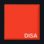 Disa Red colour name Magnet<br><div class="desc">Disa Red colour name</div>