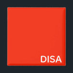 Disa Red colour name Magnet<br><div class="desc">Disa Red colour name</div>