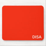 Disa Red colour name Mouse Pad<br><div class="desc">Disa Red colour name</div>