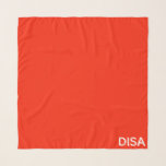 Disa Red colour name Scarf<br><div class="desc">Disa Red colour name</div>