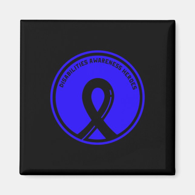 Disabilities Awareness heroes for World Day for Di Magnet (Front)