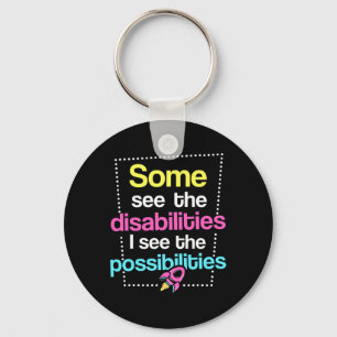 Disabilities Disabilities Awareness Key Ring