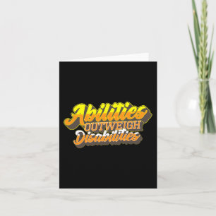 Disabilities World Down Syndrome Day  Women Kids Card