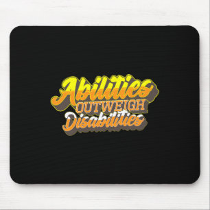 Disabilities World Down Syndrome Day Women Kids Mouse Pad