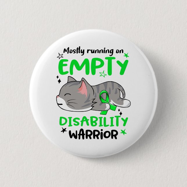Disability Awareness Month Ribbon Gifts 6 Cm Round Badge (Front)