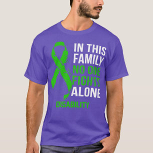 Disability Awareness No One Fights Alone Hope For T-Shirt