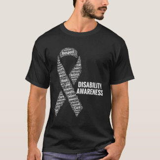 Disability Awareness Respect Access Care Advocacy T-Shirt
