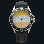 Disability Flag Watch<br><div class="desc">This design features the Disability Flag (also known as the Flag of the Rights of Persons with Disabilities or the Overcoming flag), which is a flag that represents people who have disabilities. The flag was created by the Valencian dancer Eros Recio in 2017, and it was presented to the United...</div>