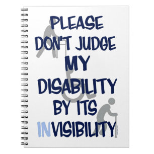 Disability/INvisibility Spiral Notebook