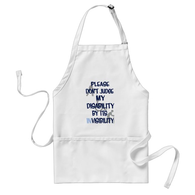 Disability/INvisibility Standard Apron (Front)